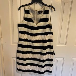 Just Taylor Navy and Creme Nautical Dress